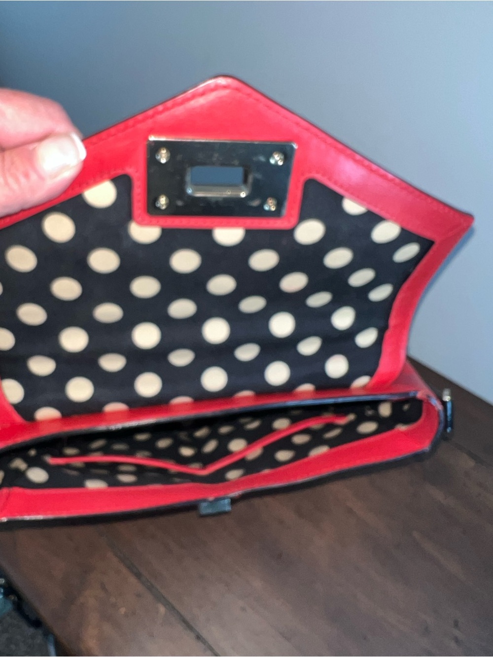 >Kate Spade Post Street Little Nadine Bag- Red - Picture 10 of 11